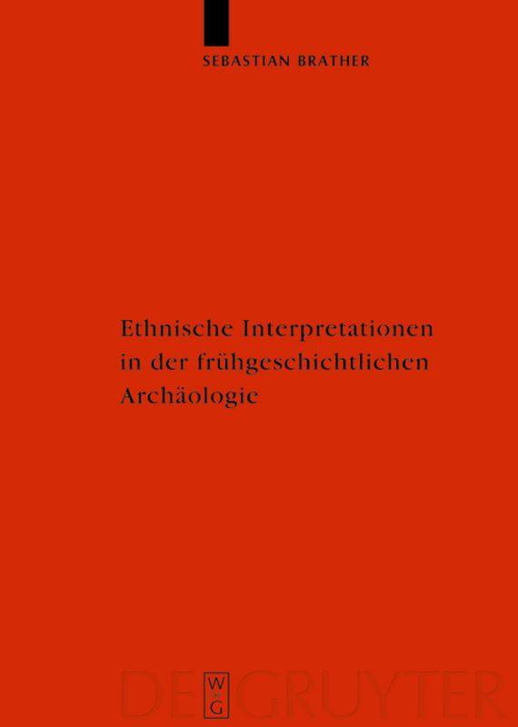 Vorderes Coverbild Ethnische Interpretationen in der frühgeschichtlichen Archäologie