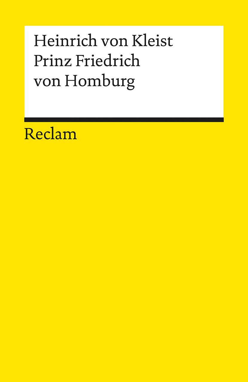 Vorderes Coverbild Prinz Friedrich von Homburg
