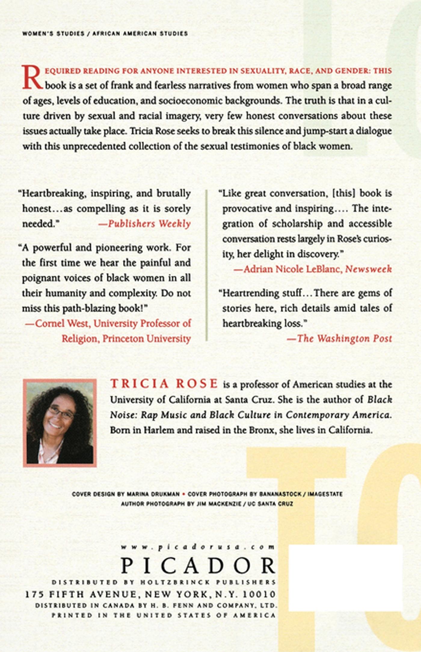 Rückseitencover Longing to Tell