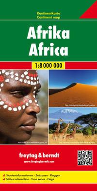 Vorderes Coverbild Afrika, Kontinentkarte 1:8 000 000