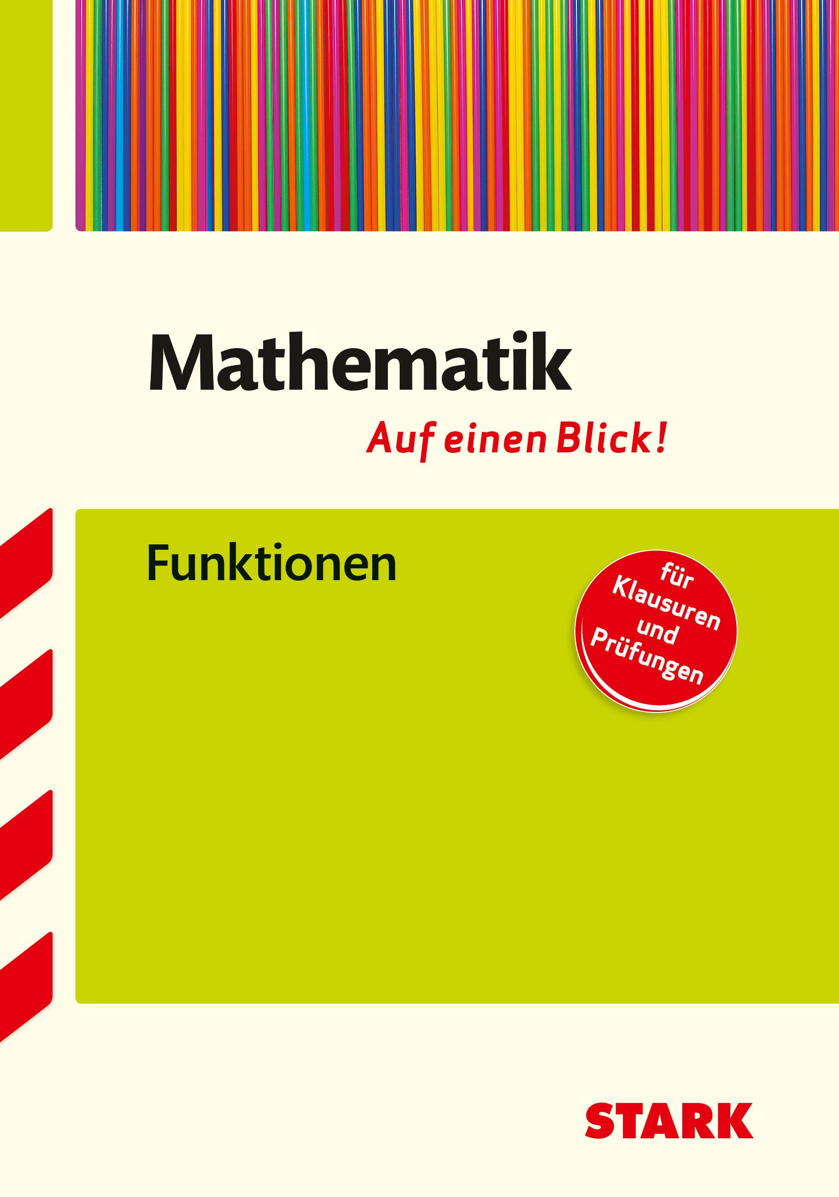 Vorderes Coverbild Mathematik - auf einen Blick! Funktionen