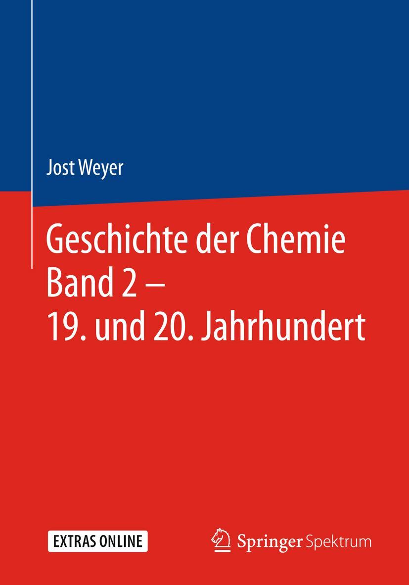 Vorderes Coverbild Geschichte der Chemie Band 2 - 19. und 20. Jahrhundert