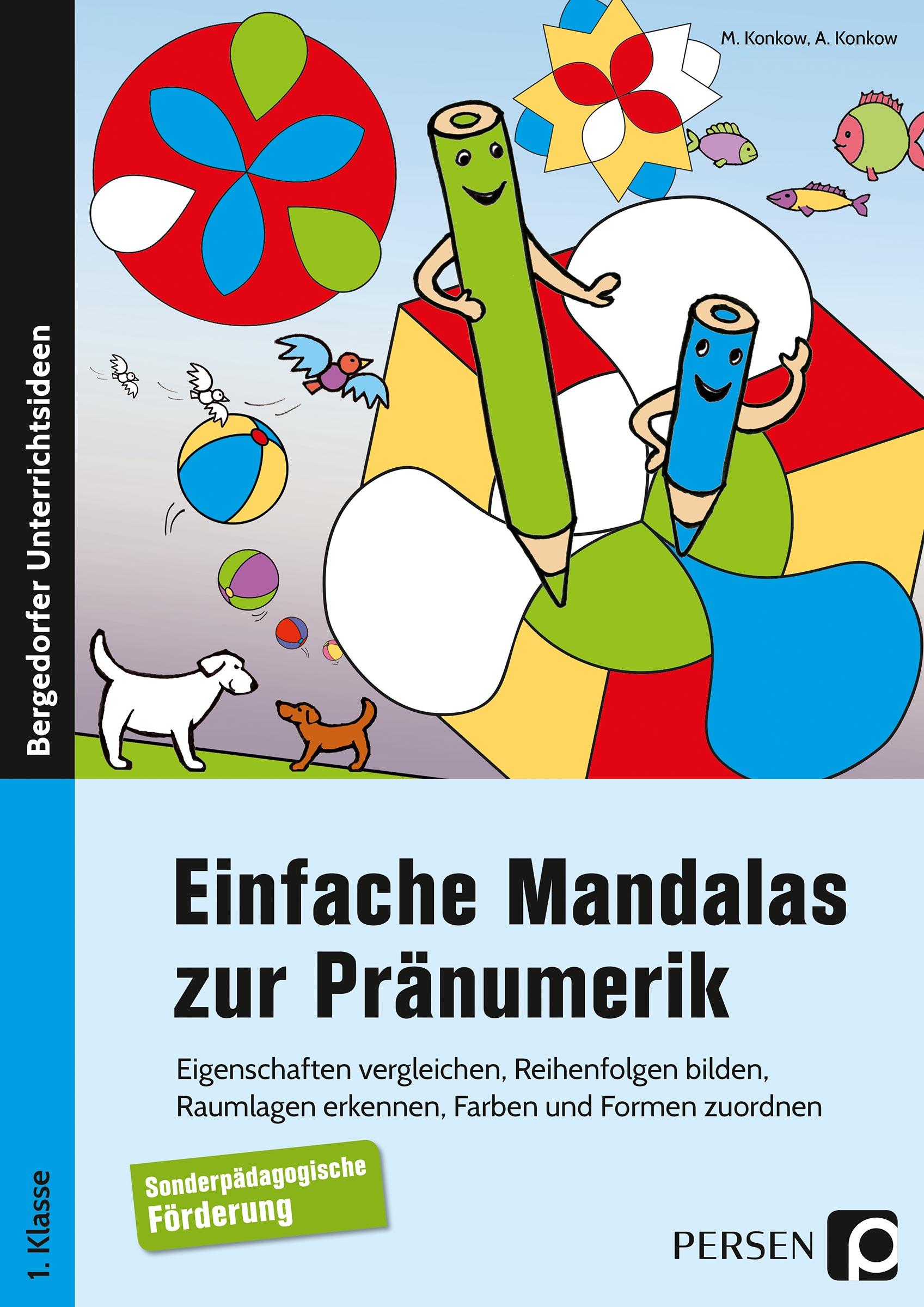 Vorderes Coverbild Einfache Mandalas zur Pränumerik