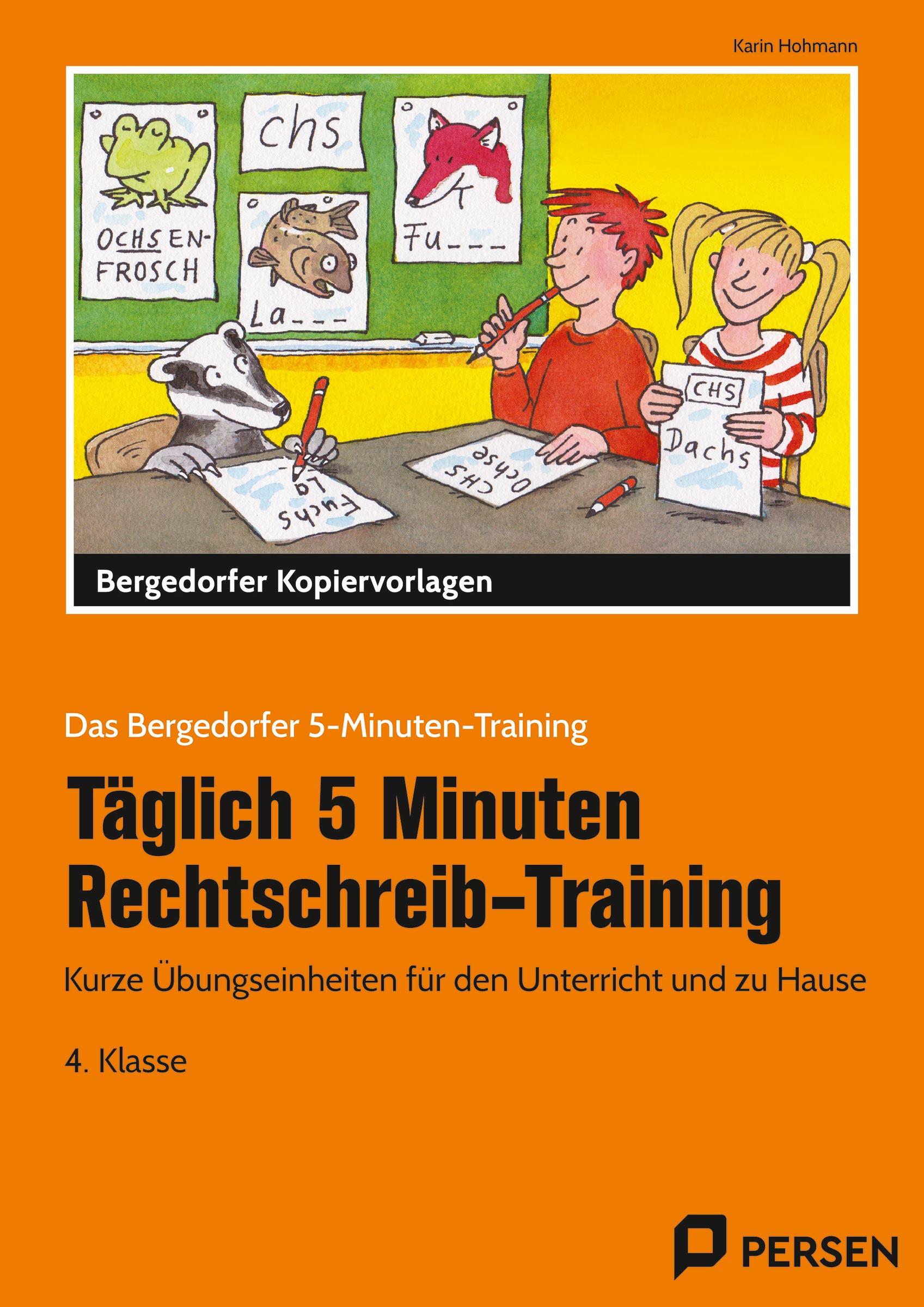 Vorderes Coverbild Täglich 5 Minuten Rechtschreib-Training 4. Klasse