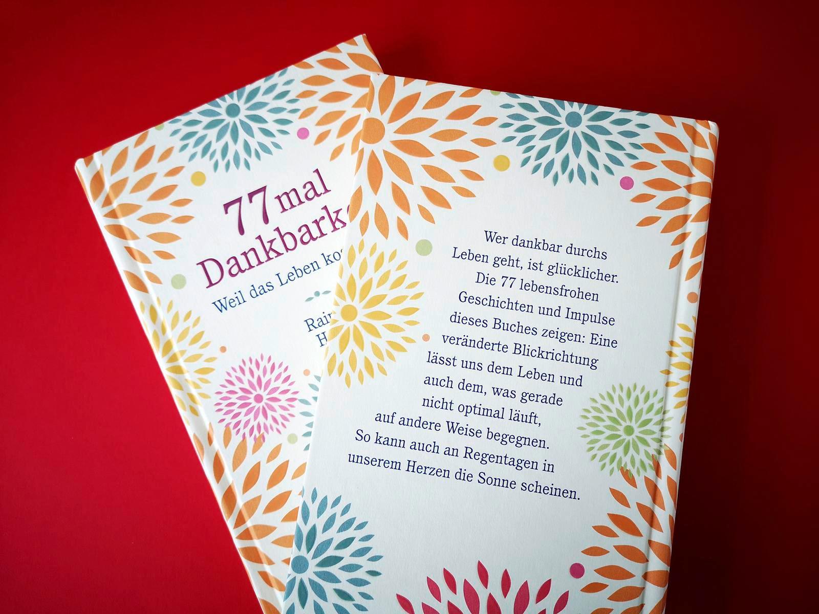 Beispielinhalt (Bild) 77 mal Dankbarkeit