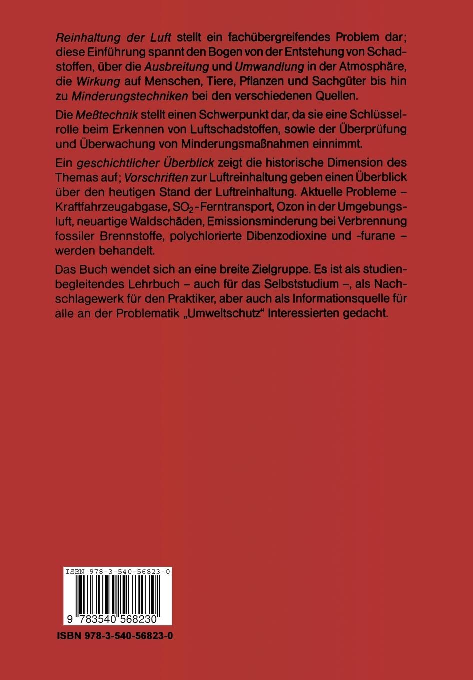 Rückseitencover Luftreinhaltung