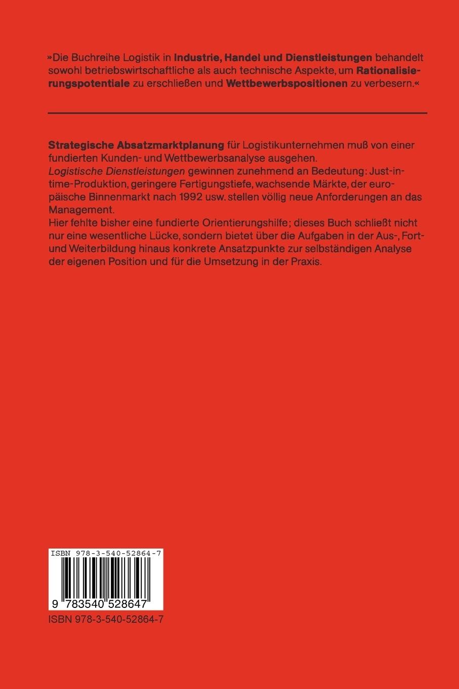 Rückseitencover Strategische Absatzmarktplanung