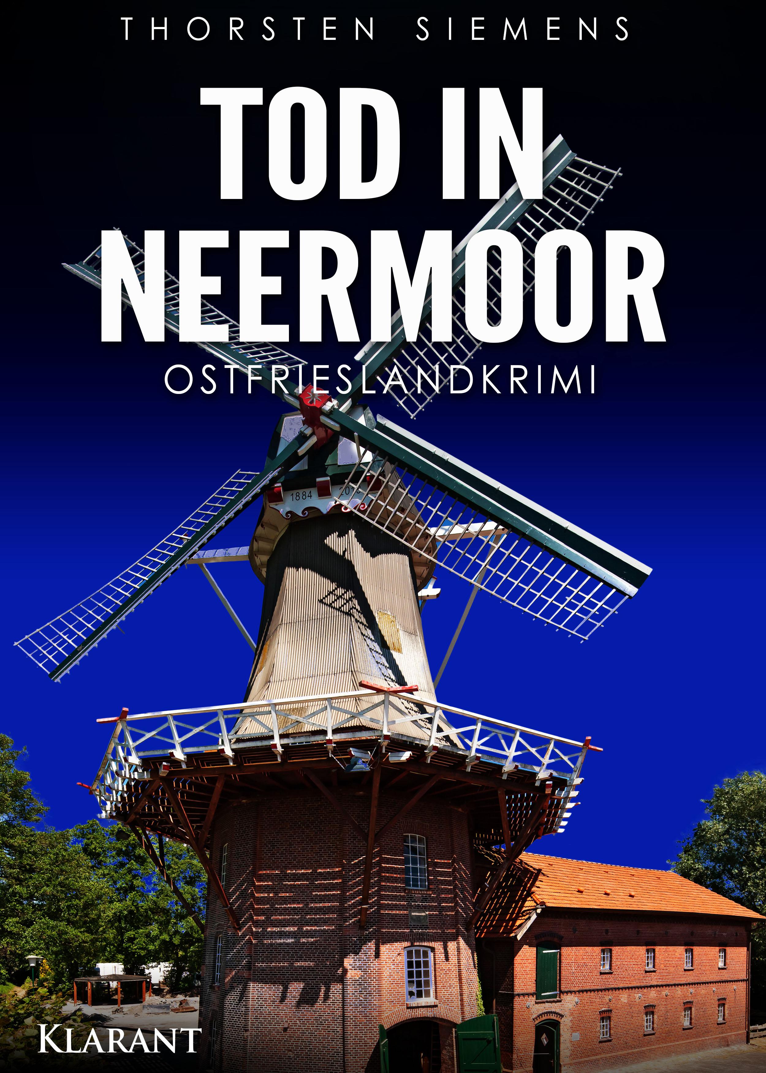 Vorderes Coverbild Tod in Neermoor. Ostfrieslandkrimi