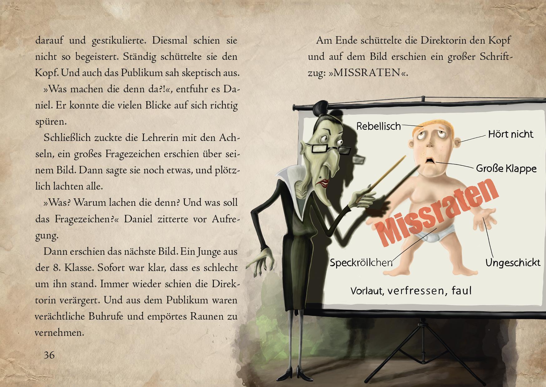 Beispielinhalt (Bild) Das kleine Böse Buch 2