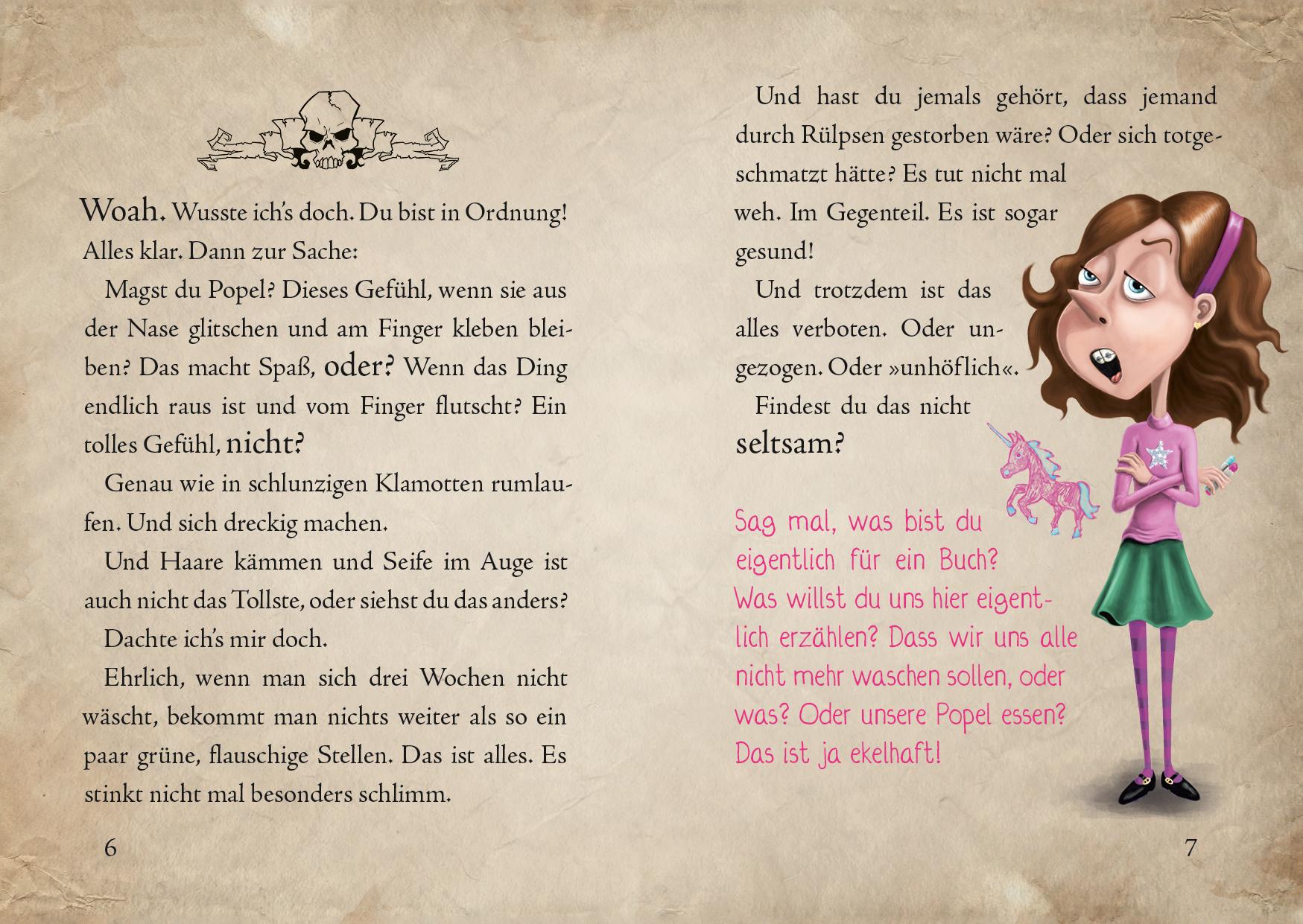 Beispielinhalt (Bild) Das kleine Böse Buch 2