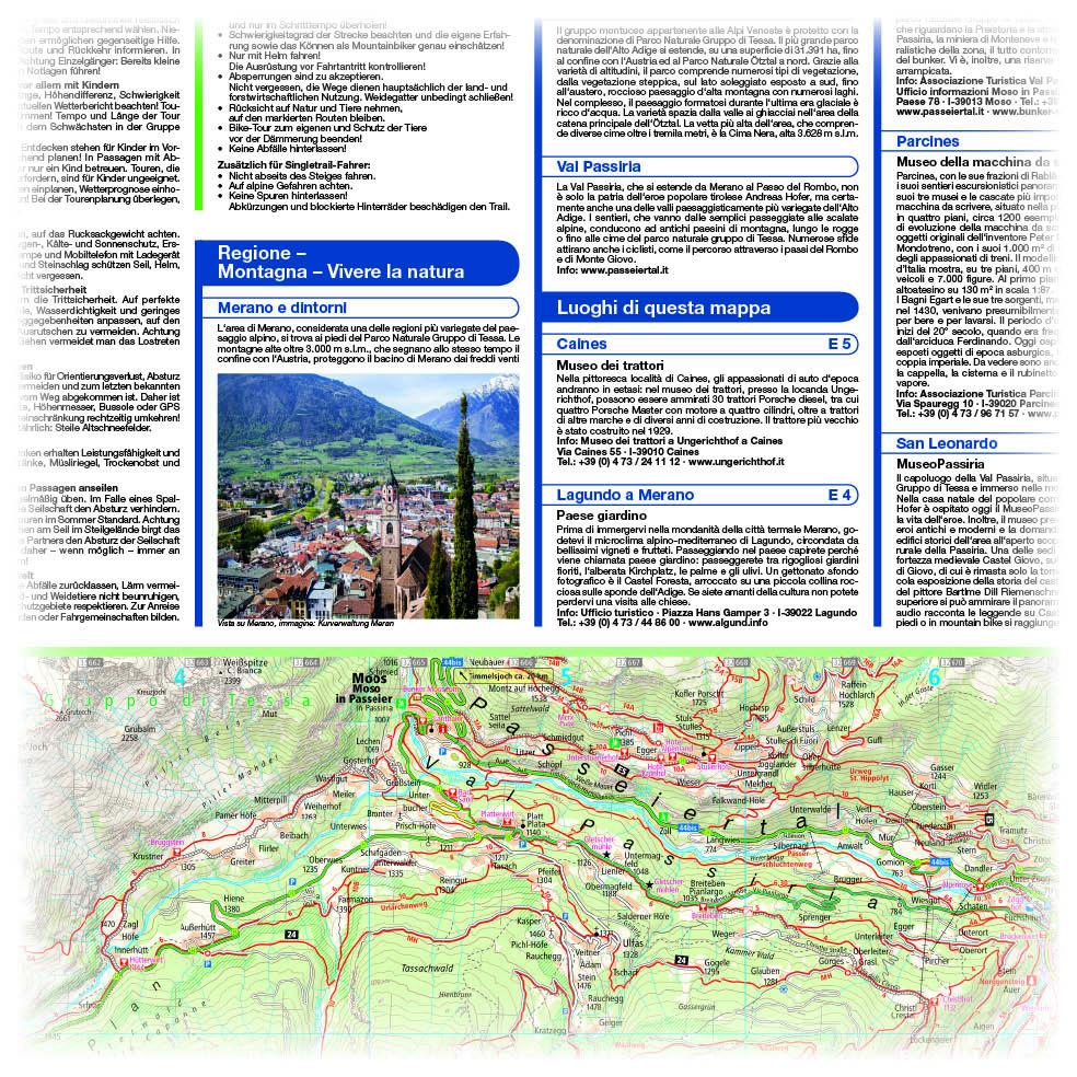 Beispielinhalt (Bild) Meran und Umgebung 1:35 000