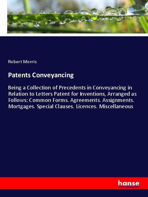 Vorderes Coverbild Patents Conveyancing