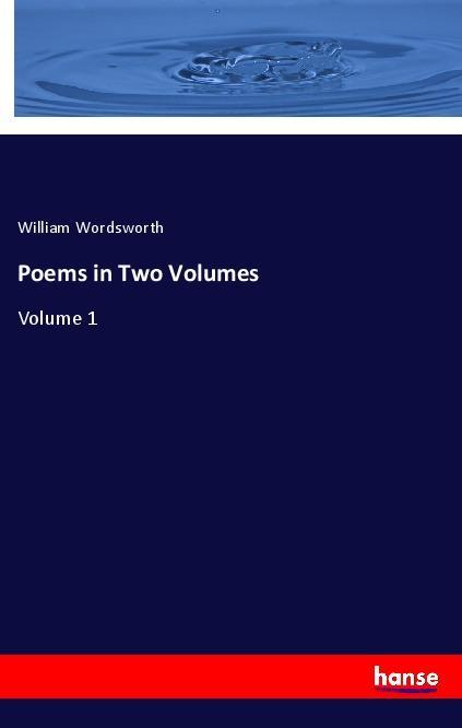 Vorderes Coverbild Poems in Two Volumes