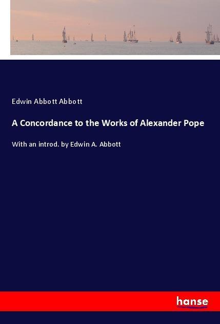 Vorderes Coverbild A Concordance to the Works of Alexander Pope