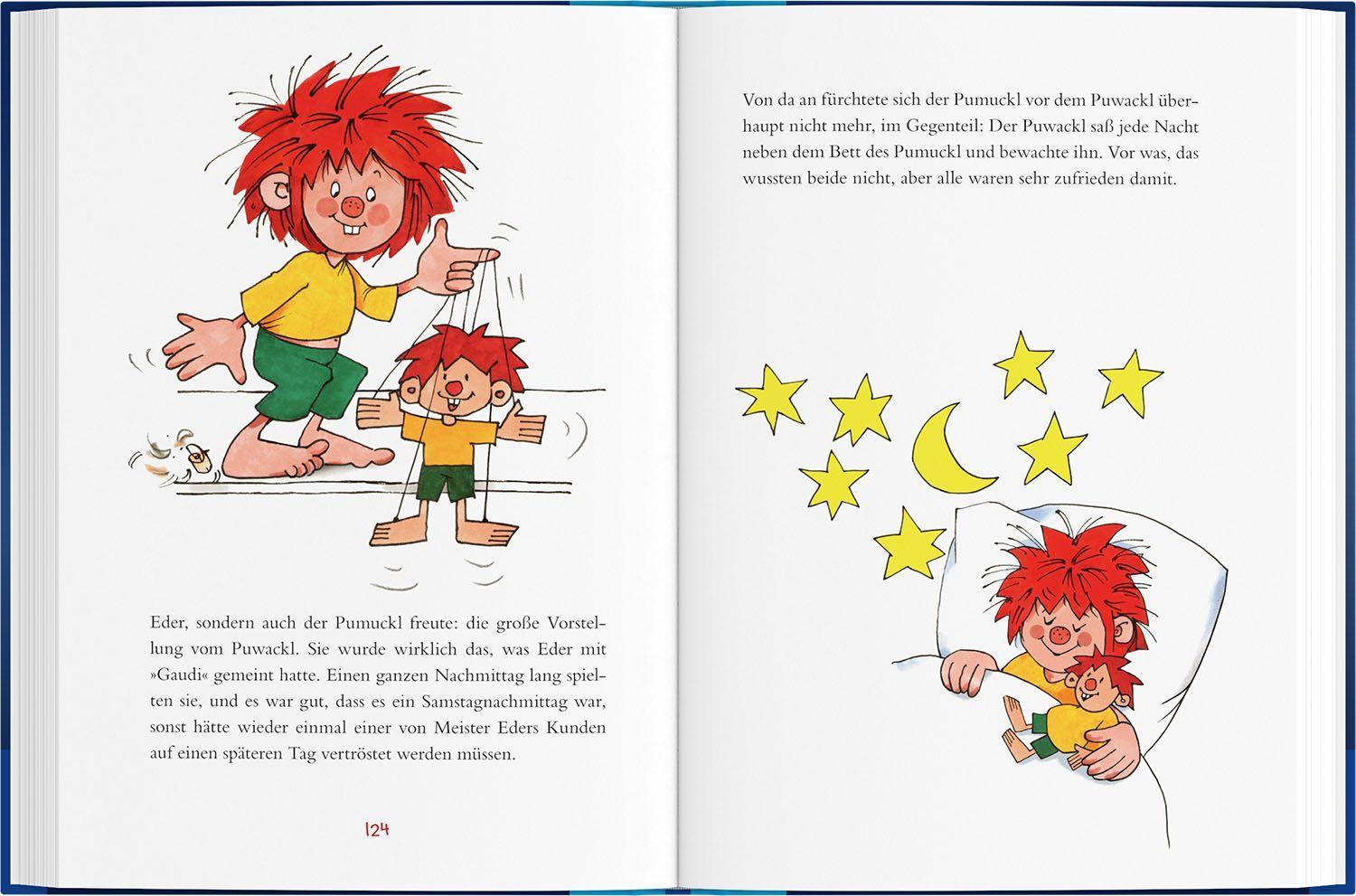 Beispielinhalt (Bild) Pumuckl Vorlesebuch - Gute-Nacht-Geschichten