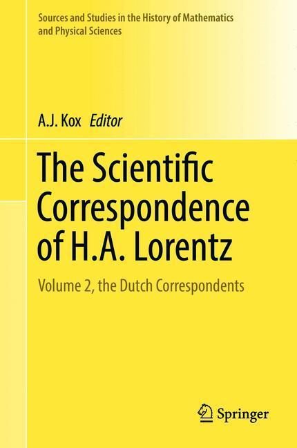 Vorderes Coverbild The Scientific Correspondence of H.A. Lorentz