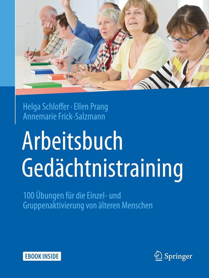 Vorderes Coverbild Arbeitsbuch Gedächtnistraining