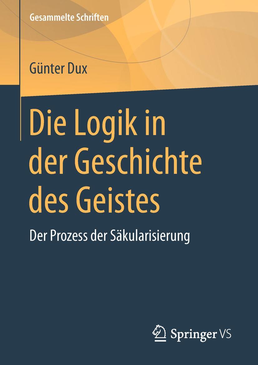 Vorderes Coverbild Die Logik in der Geschichte des Geistes