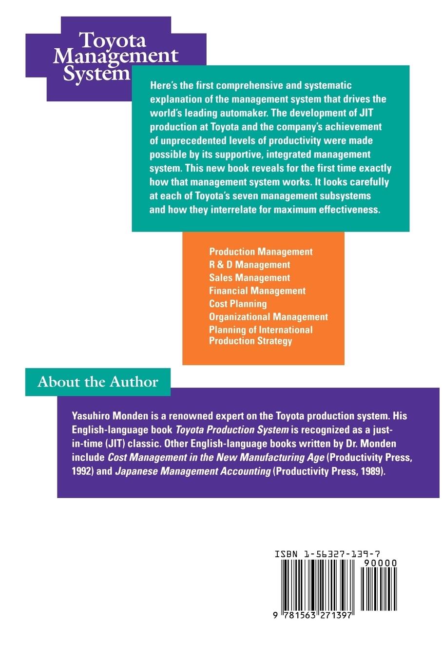 Rückseitencover Toyota Management System