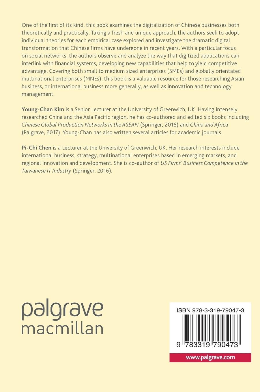 Rückseitencover The Digitization of Business in China