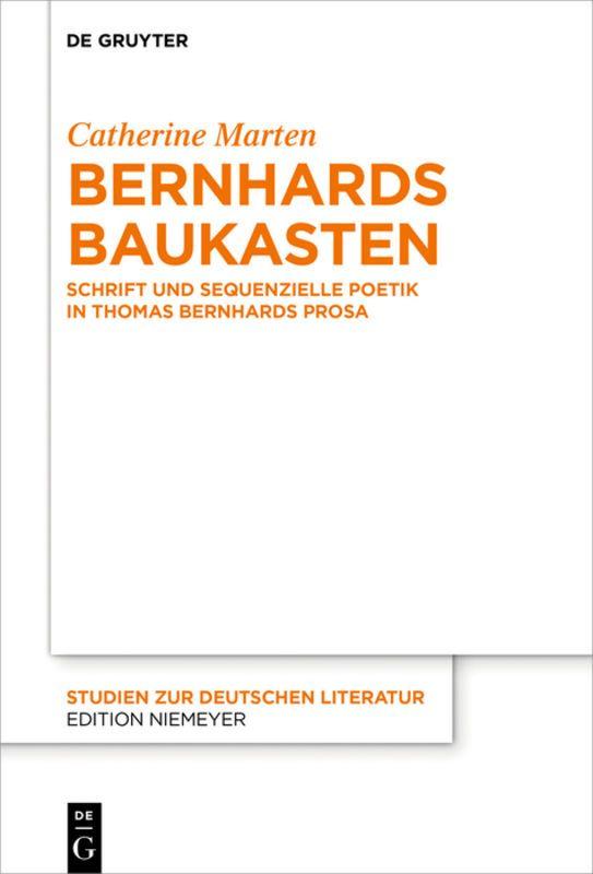 Vorderes Coverbild Bernhards Baukasten