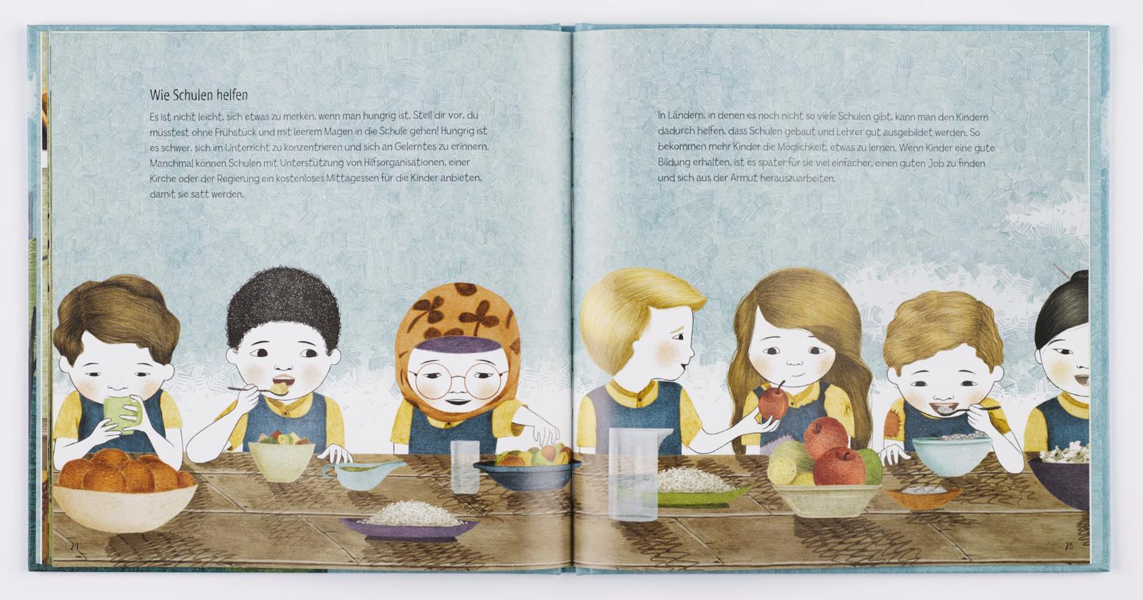 Beispielinhalt (Bild) Weltkugel 1: Wie ist es, wenn man arm ist?