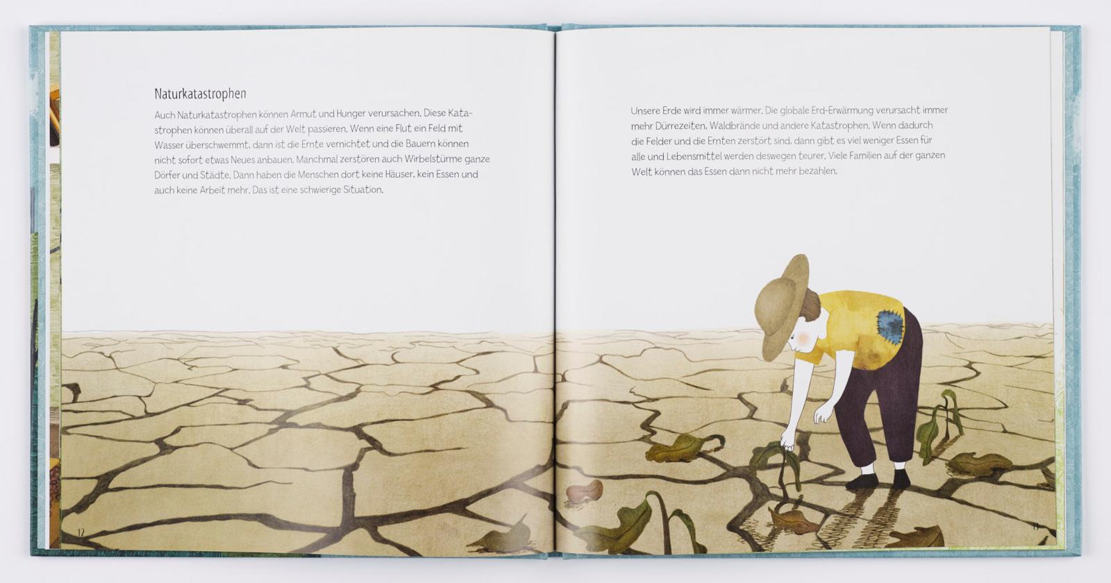 Beispielinhalt (Bild) Weltkugel 1: Wie ist es, wenn man arm ist?