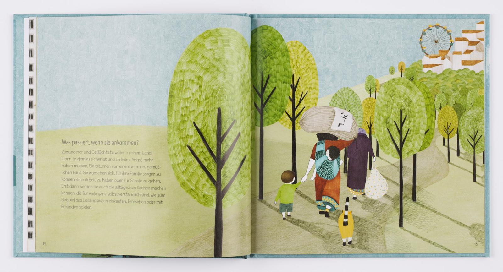 Beispielinhalt (Bild) Weltkugel 2: Wie ist es, wenn man kein Zuhause hat?