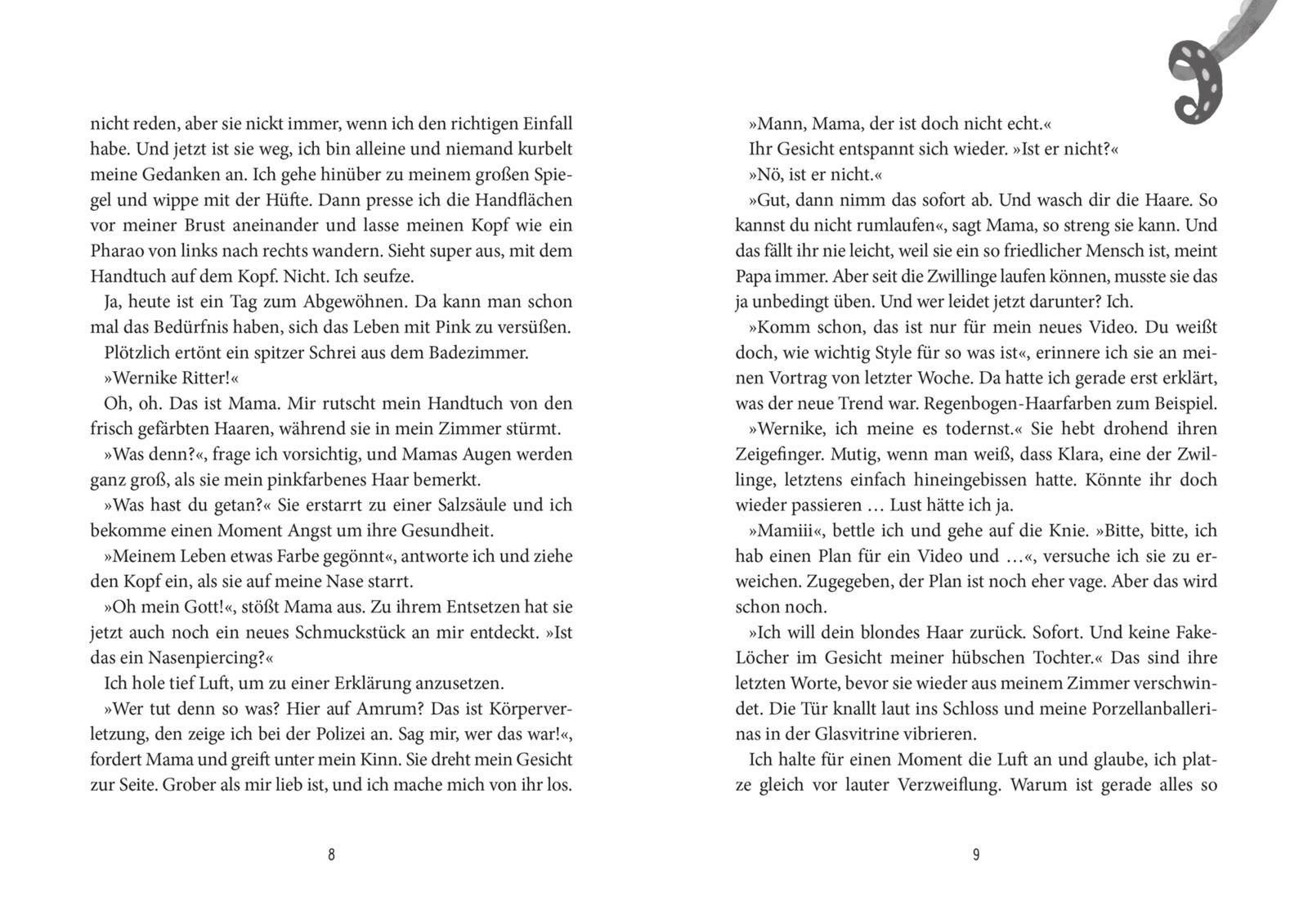 Beispielinhalt (Bild) Pechsträhnen färbt man pink