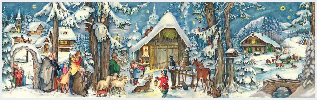 Vorderes Coverbild Adventskalender "Am Stall"