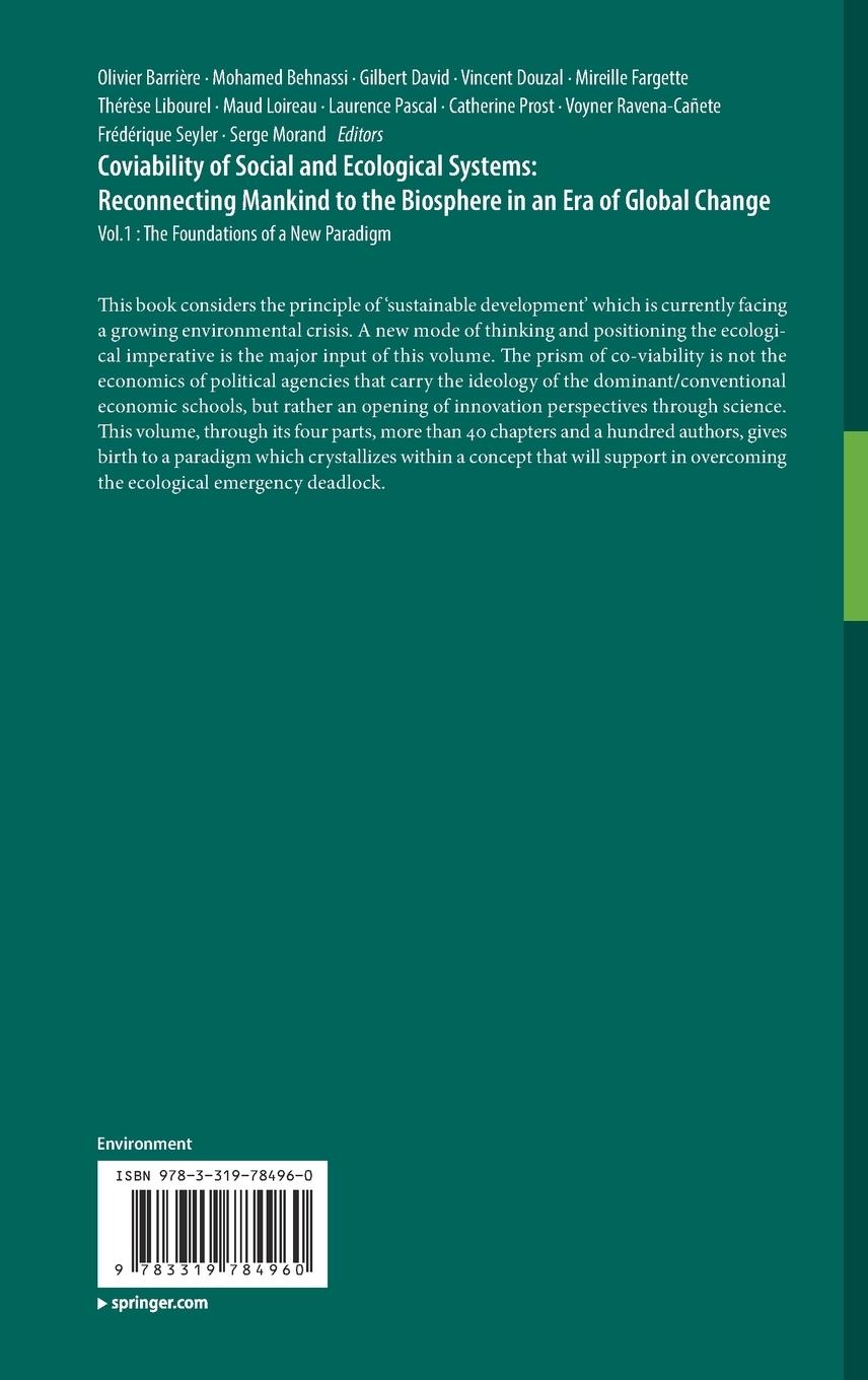 Rückseitencover Coviability of Social and Ecological Systems: Reconnecting Mankind to the Biosphere in an Era of Global Change