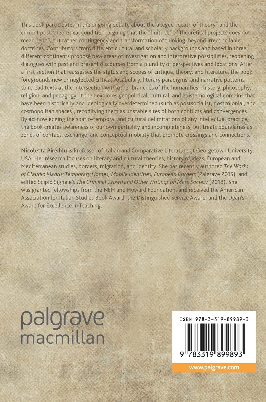 Rückseitencover Reframing Critical, Literary, and Cultural Theories