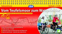 Vorderes Coverbild Kompakt-Spiralo BVA Vom Teufelsmoor zum Wattenmeer Naturerlebnis im Land zwischen Elbe, Weser und Nordsee Radwanderkarte 1:75.000