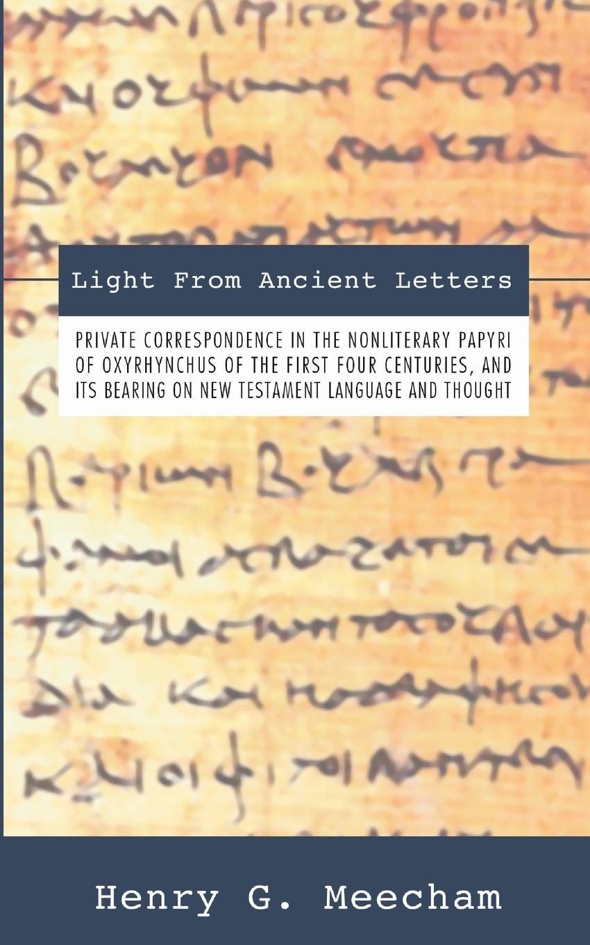 Vorderes Coverbild Light from Ancient Letters