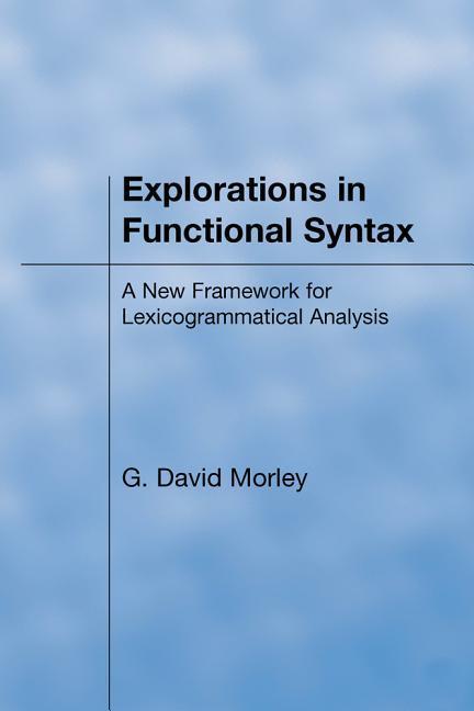 Vorderes Coverbild Explorations in Functional Syntax