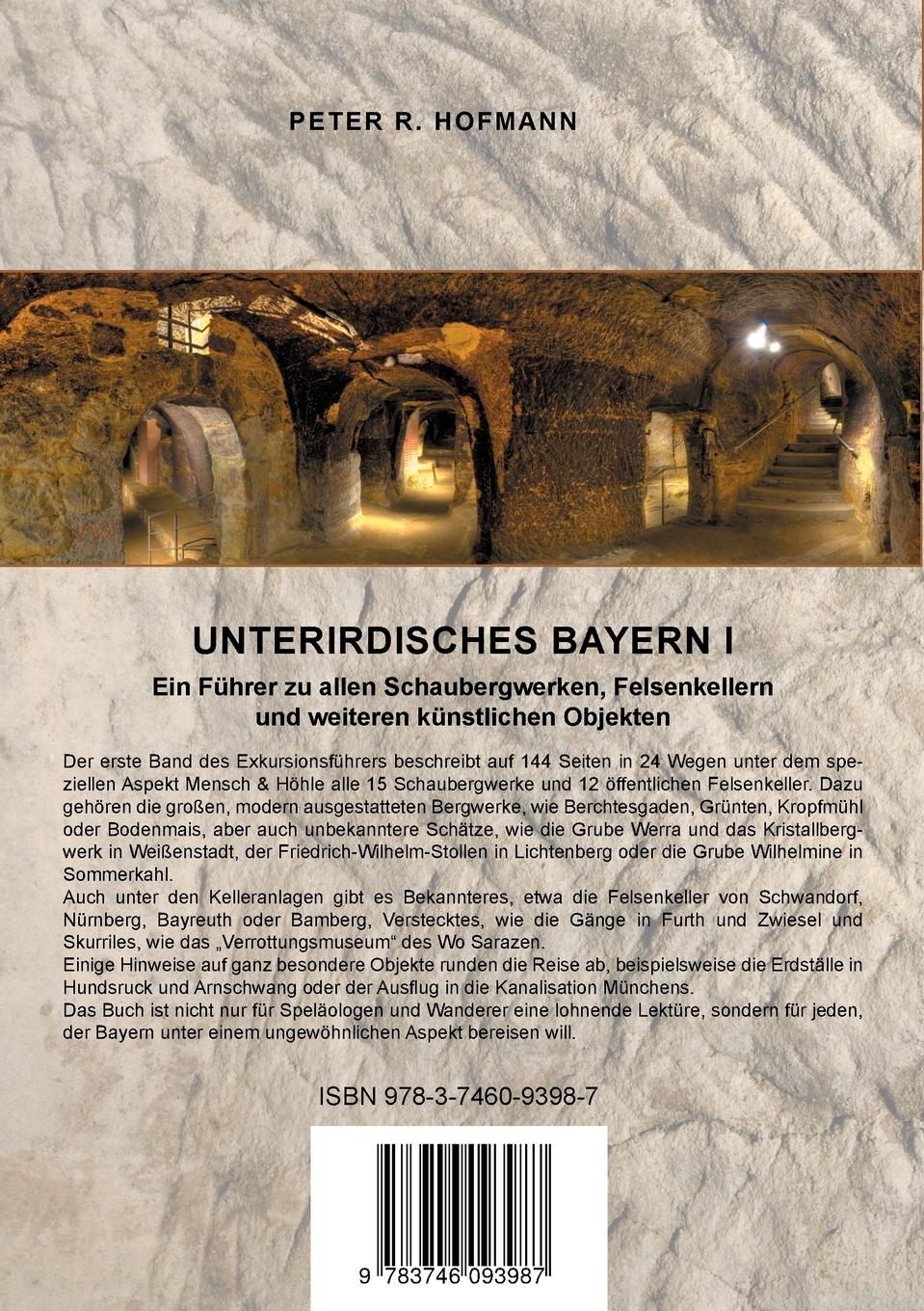 Rückseitencover Unterirdisches Bayern I