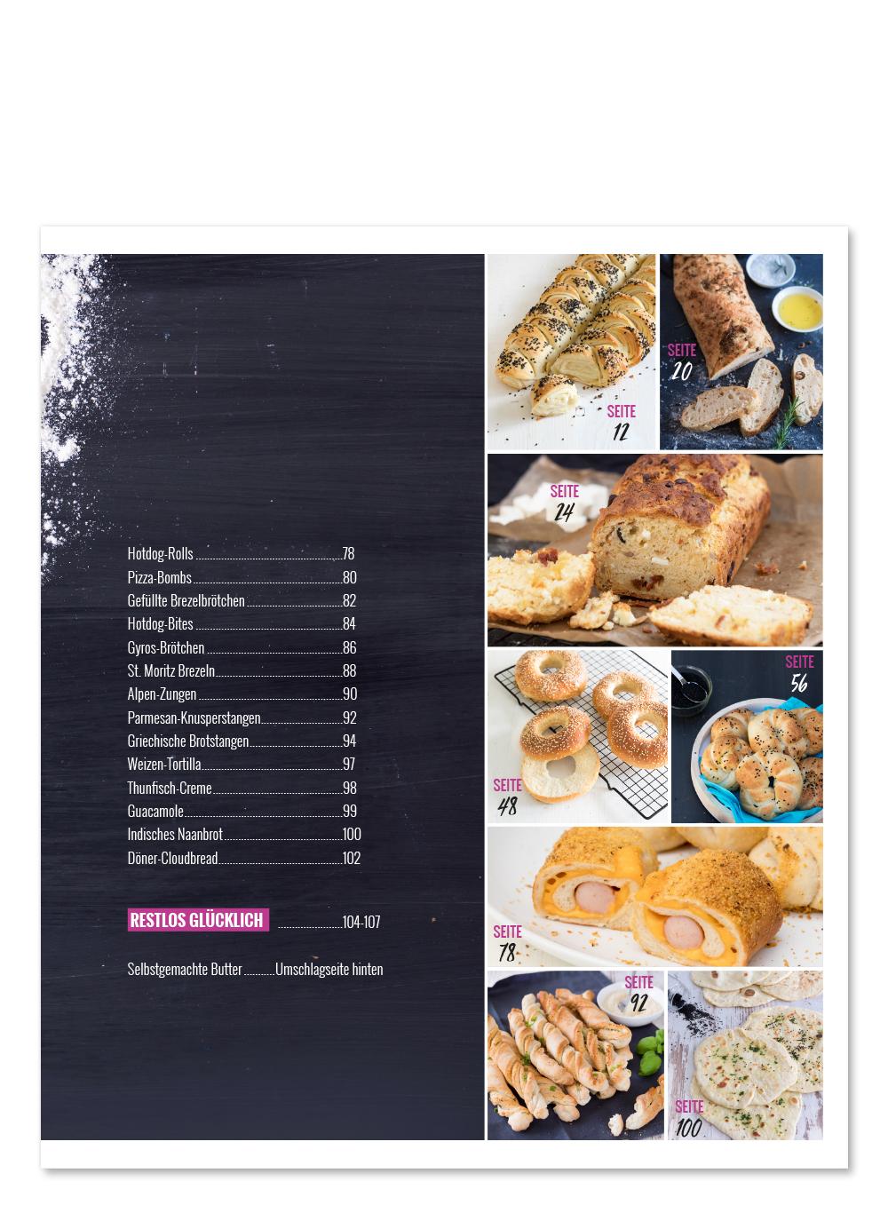 Beispielinhalt (Bild) KNALLER-Brötchen