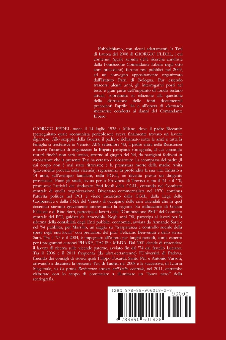 Rückseitencover Storia del Comandante Libero