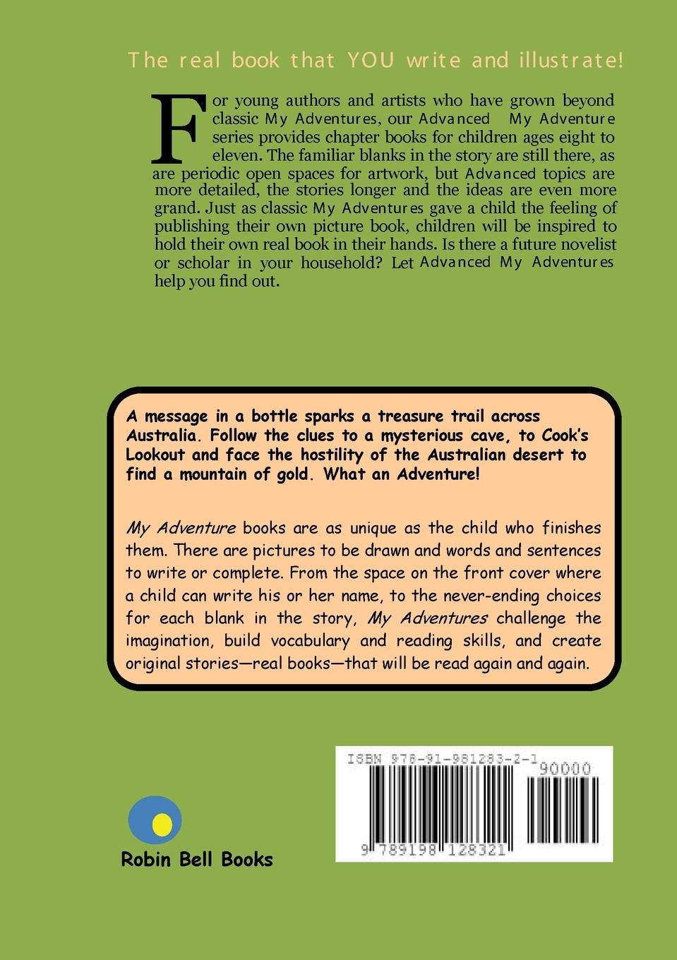 Rückseitencover My Adventure in Australia (Advanced)