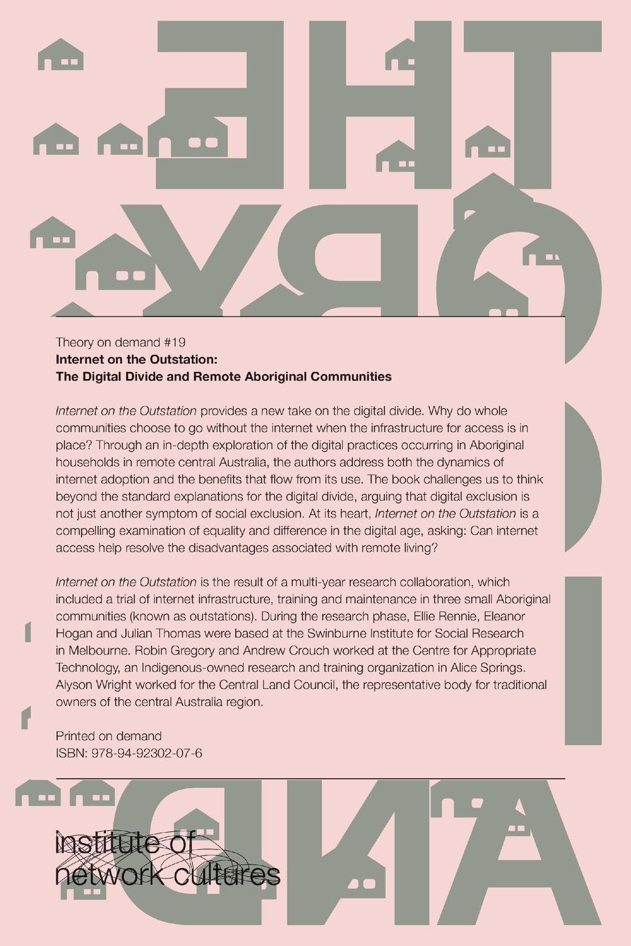 Rückseitencover Internet on the Outstation