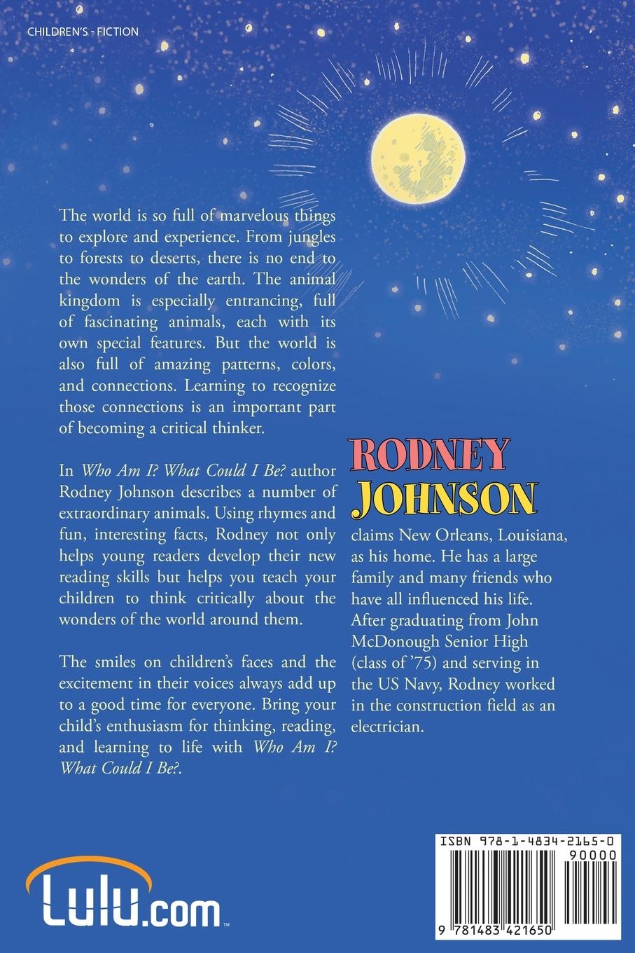 Rückseitencover Who Am I? What Could I Be?