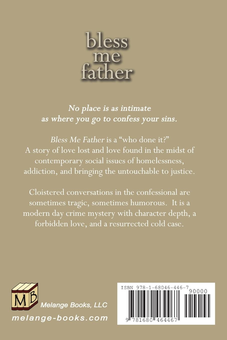 Rückseitencover Bless Me Father