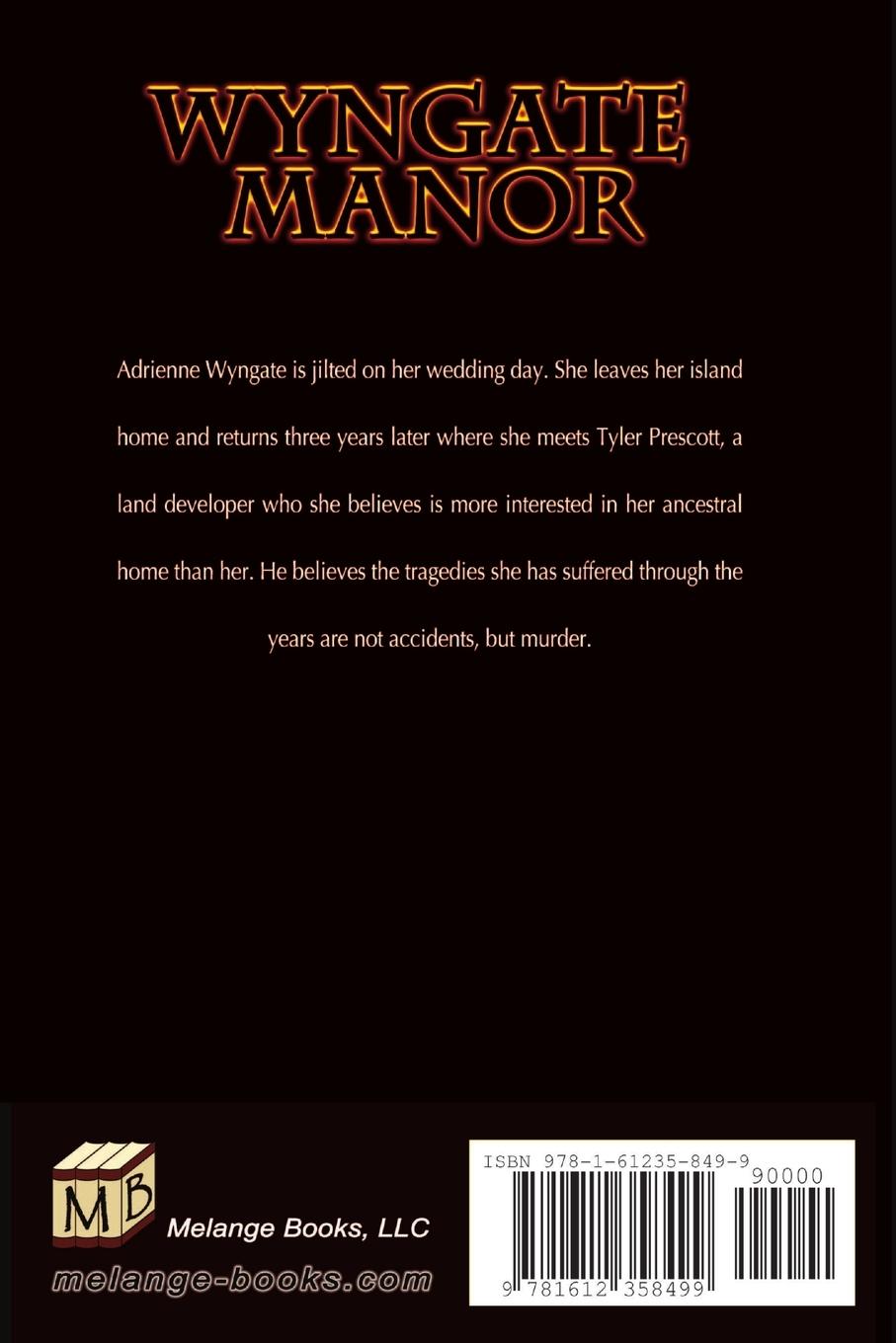 Rückseitencover Wyngate Manor