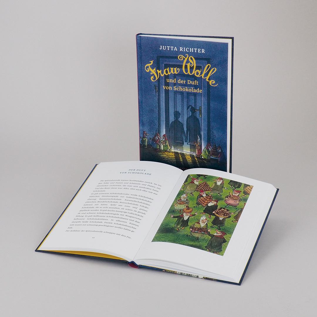 Beispielinhalt (Bild) Frau Wolle und der Duft von Schokolade