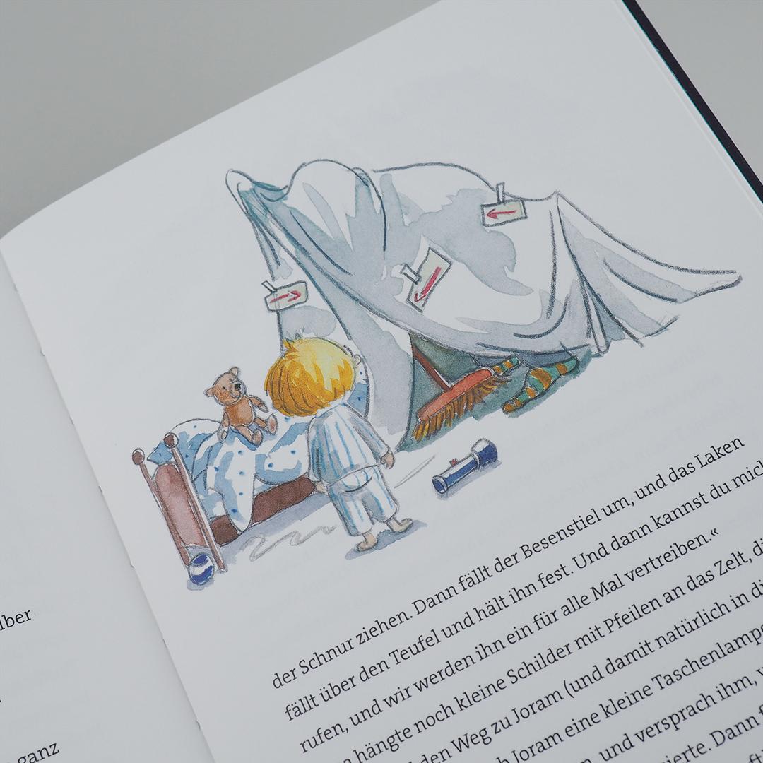 Beispielinhalt (Bild) Giraffe und dann ab ins Bett!