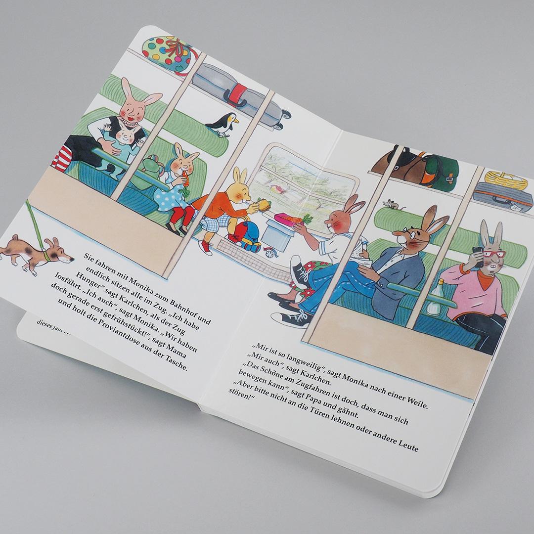 Beispielinhalt (Bild) Gute Reise, Karlchen!