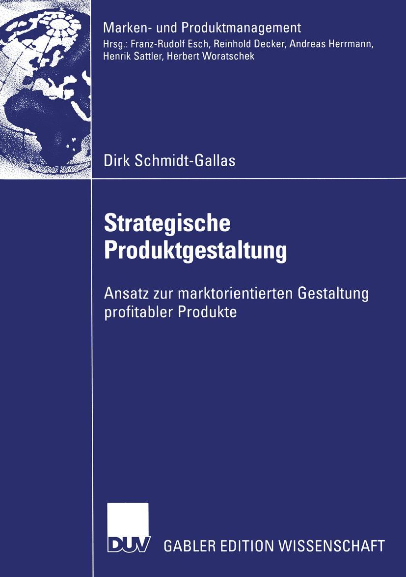 Vorderes Coverbild Strategische Produktgestaltung