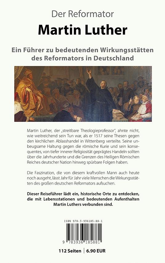 Rückseitencover Der Reformator Martin Luther - Reiseführer