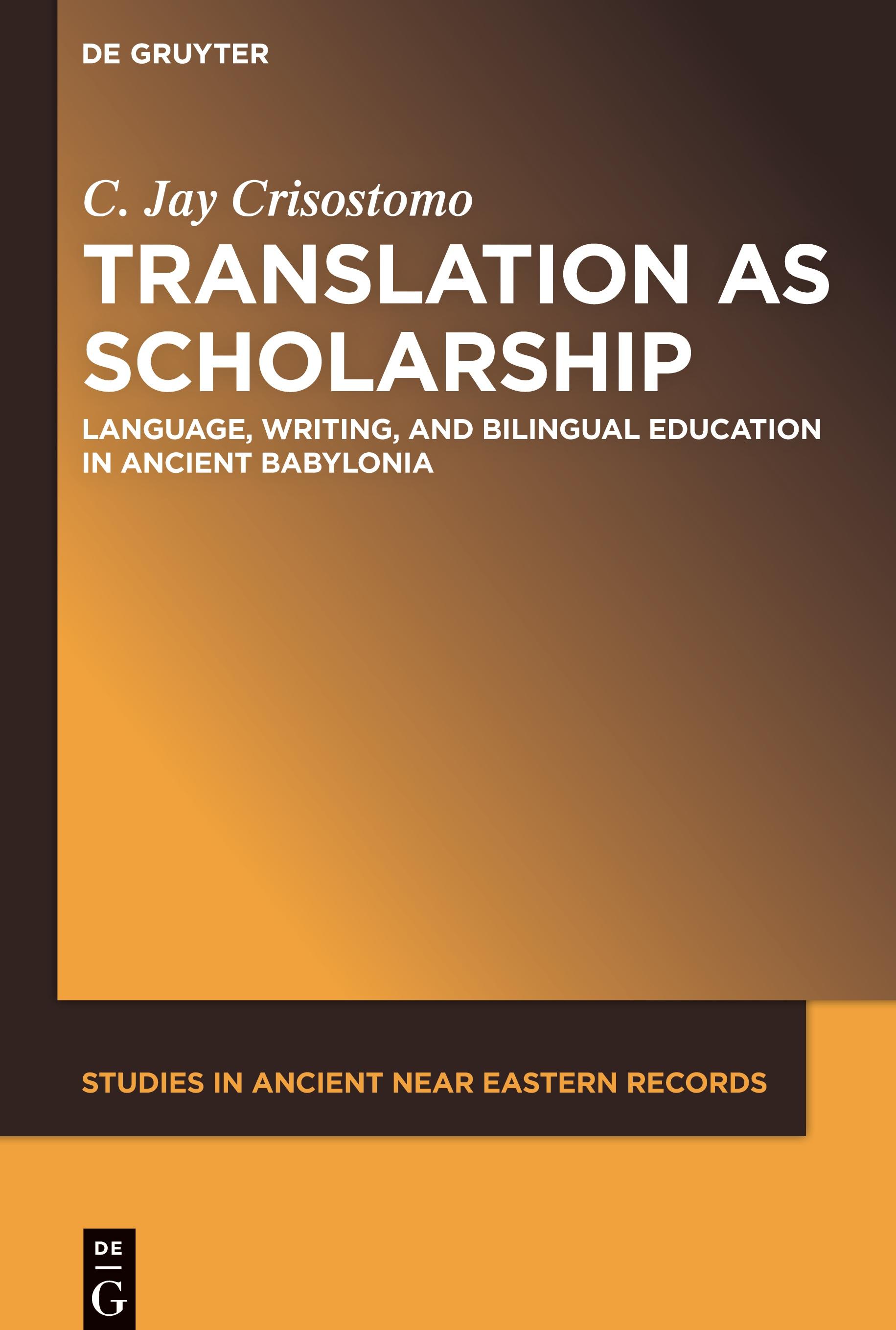 Vorderes Coverbild Translation as Scholarship