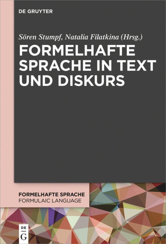 Vorderes Coverbild Formelhafte Sprache in Text und Diskurs